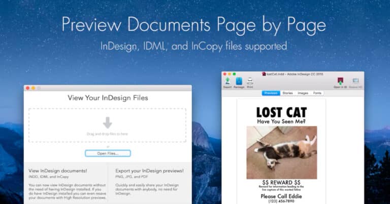 ID Util: Previsualiza archivos .idml o .indd en tu Mac sin InDesign