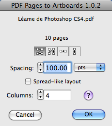 Importar PDF Multipágina a Illustrator (Script/Droplet para Mac)